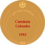 Targa Bottega Storica Cartoleria Colombo Milano