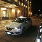 Taxi nel parcheggio della Stazione di Forlì