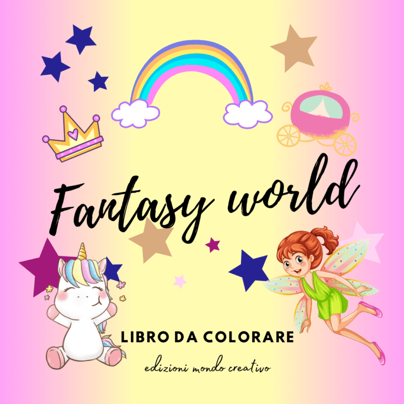 Libro da colorare: Fantasy World