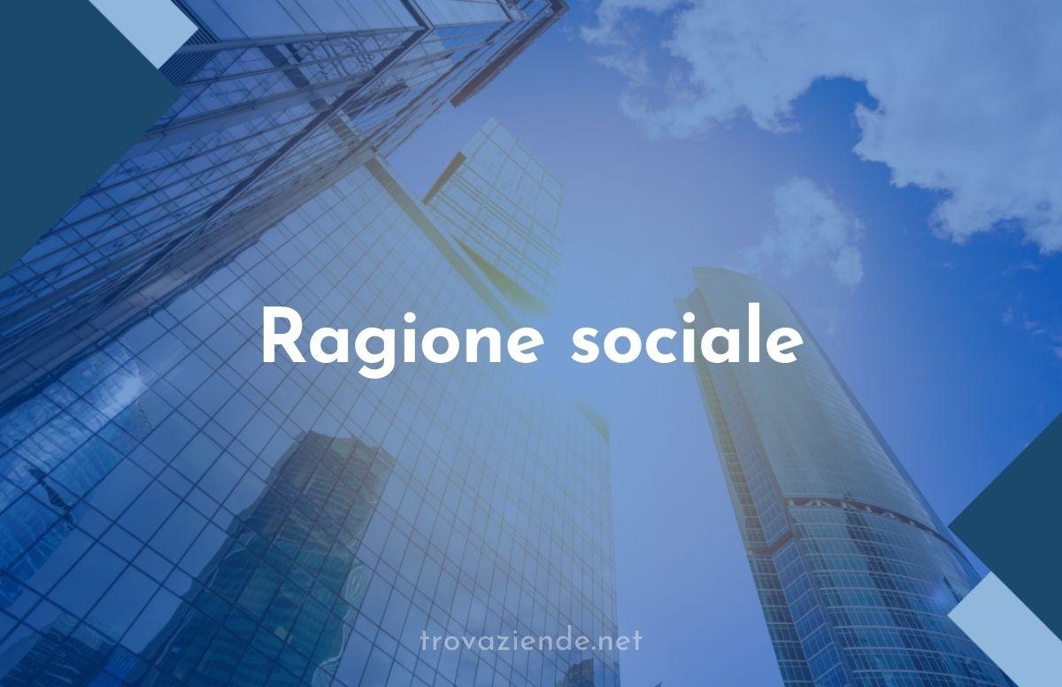 Ragione sociale